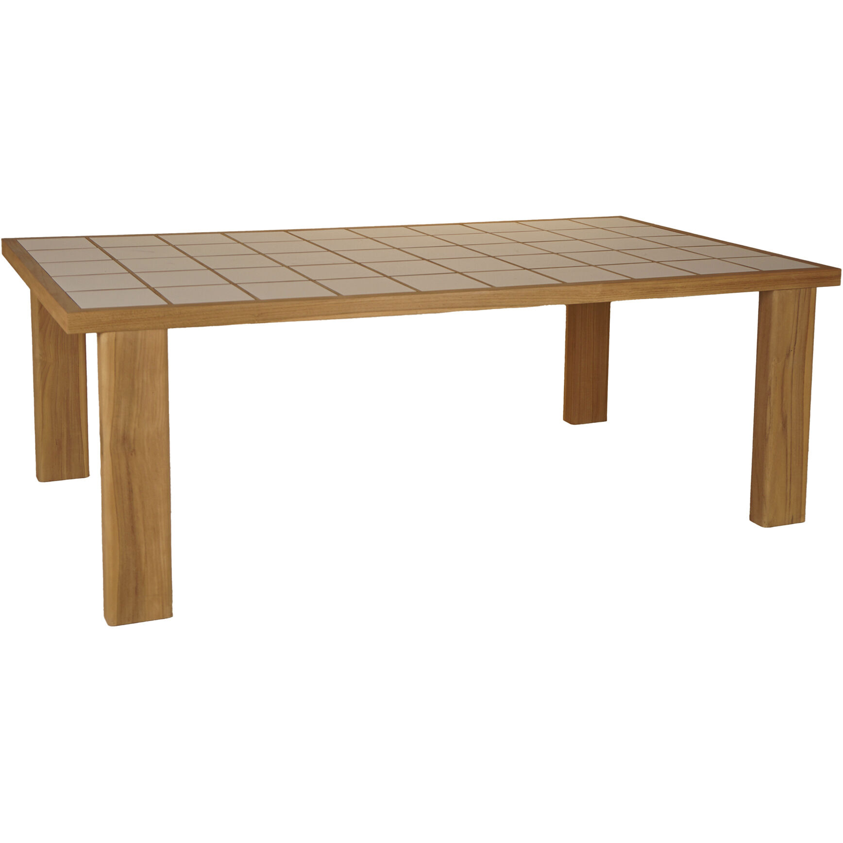 Marina 81.81 X 42.05 inch Natural Outdoor Dining Table